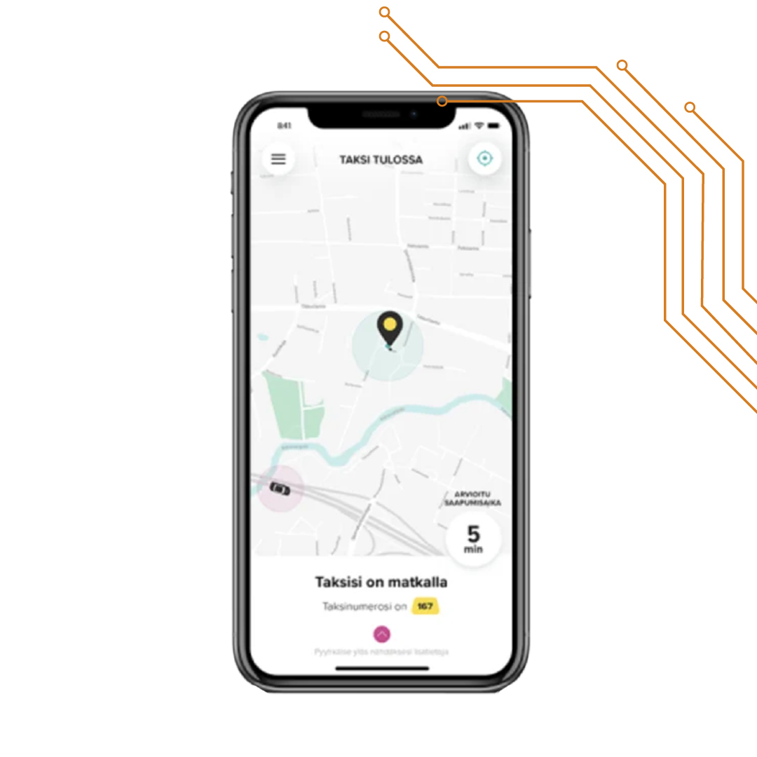 taksini-tilausapplikaatio
